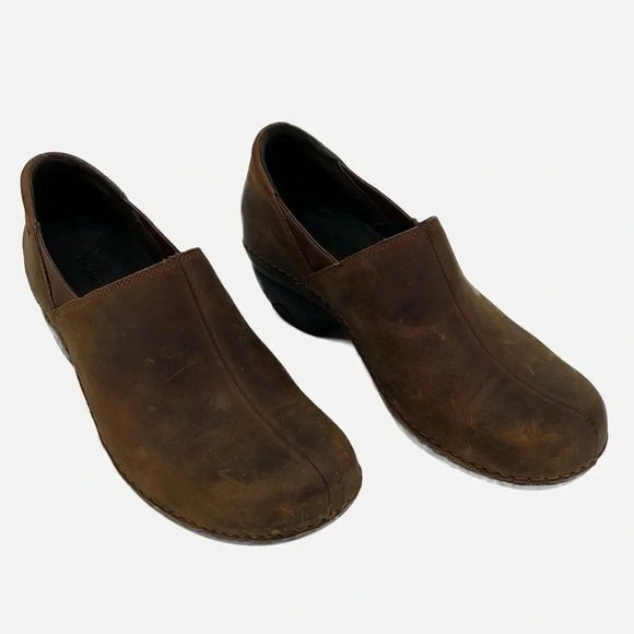 Patagonia Better Leather Slip On Clog in Thatcher Brown - Size 8 1/2 - Picture 1 of 10